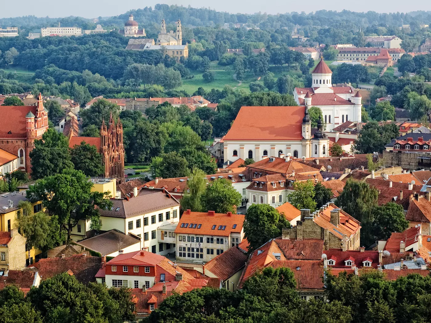 View of Old Town Vilnius