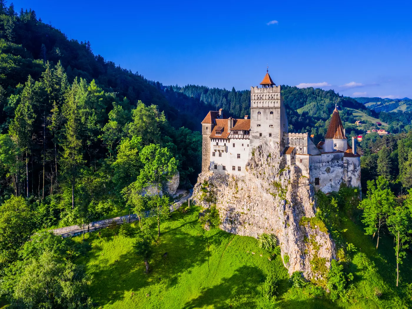 Bran Castle in Brasov, Romania