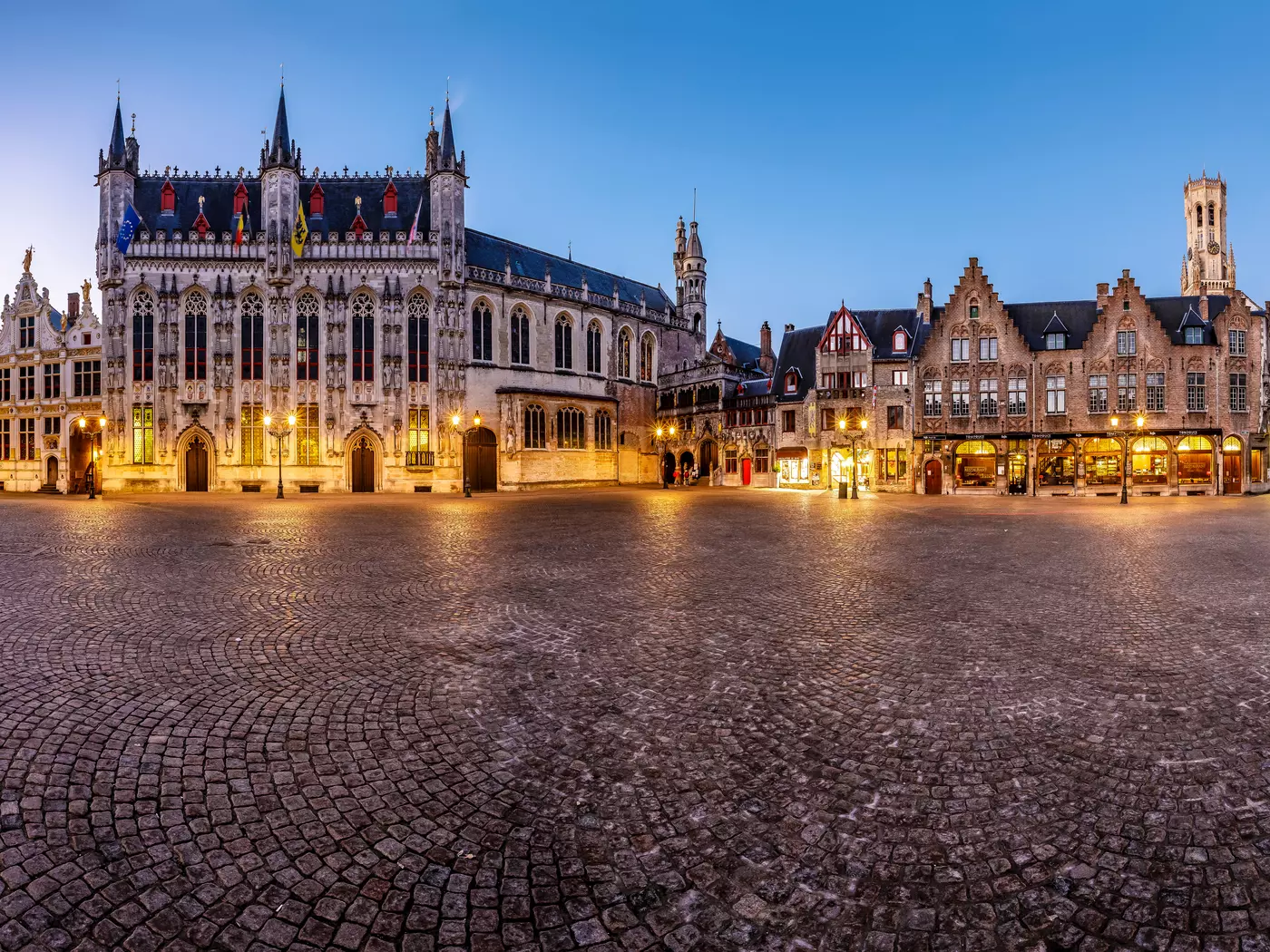 Sunset in Bruges