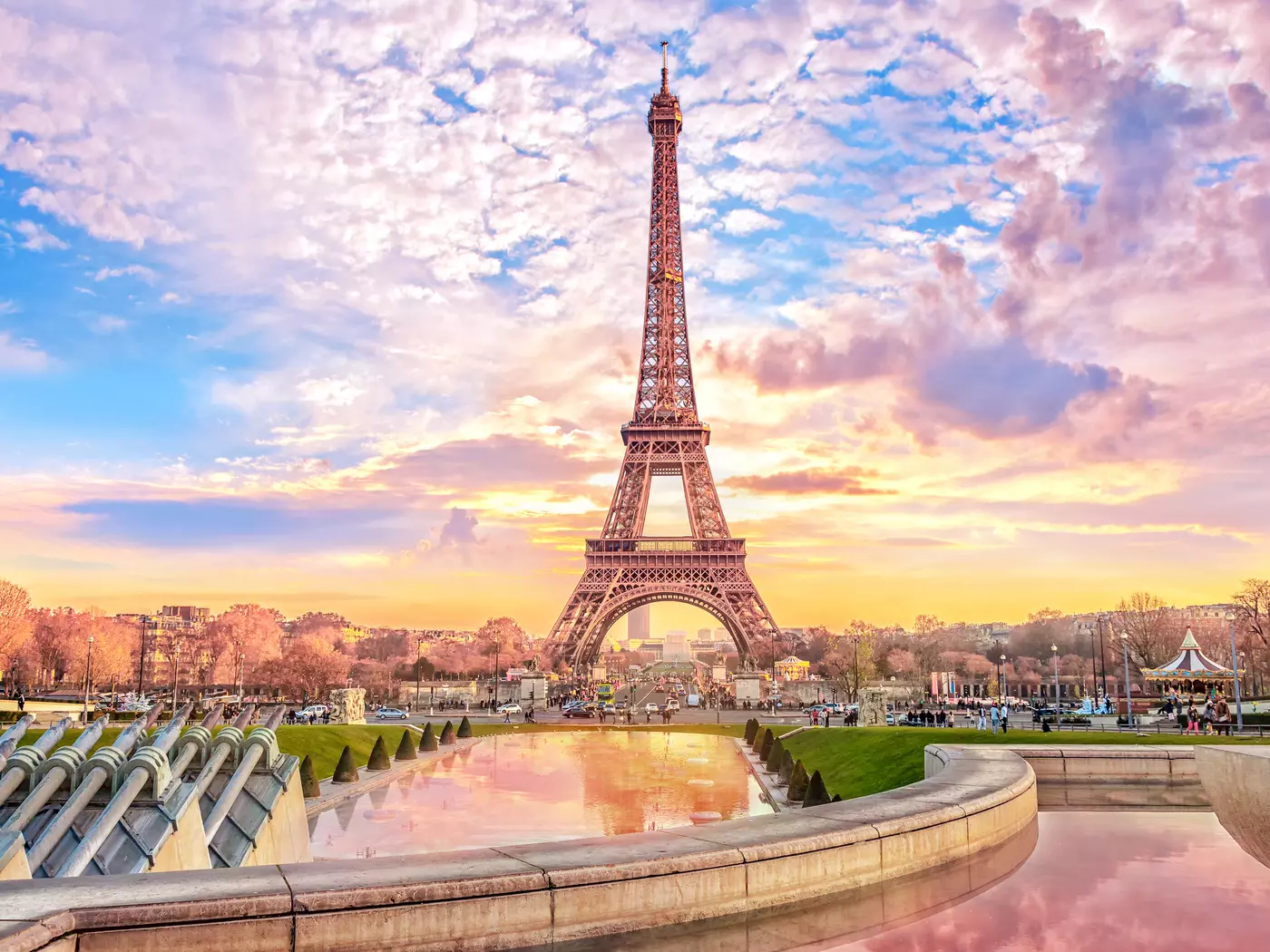 Experience the beauty of a Parisian sunset