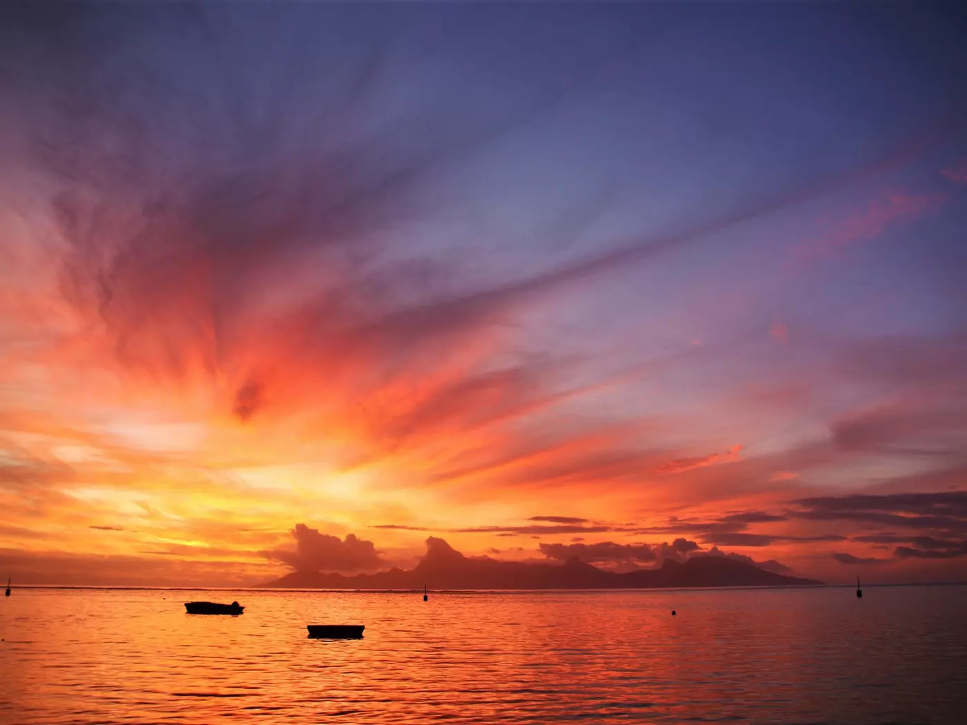 Tahitian sunset Tahitian sunset