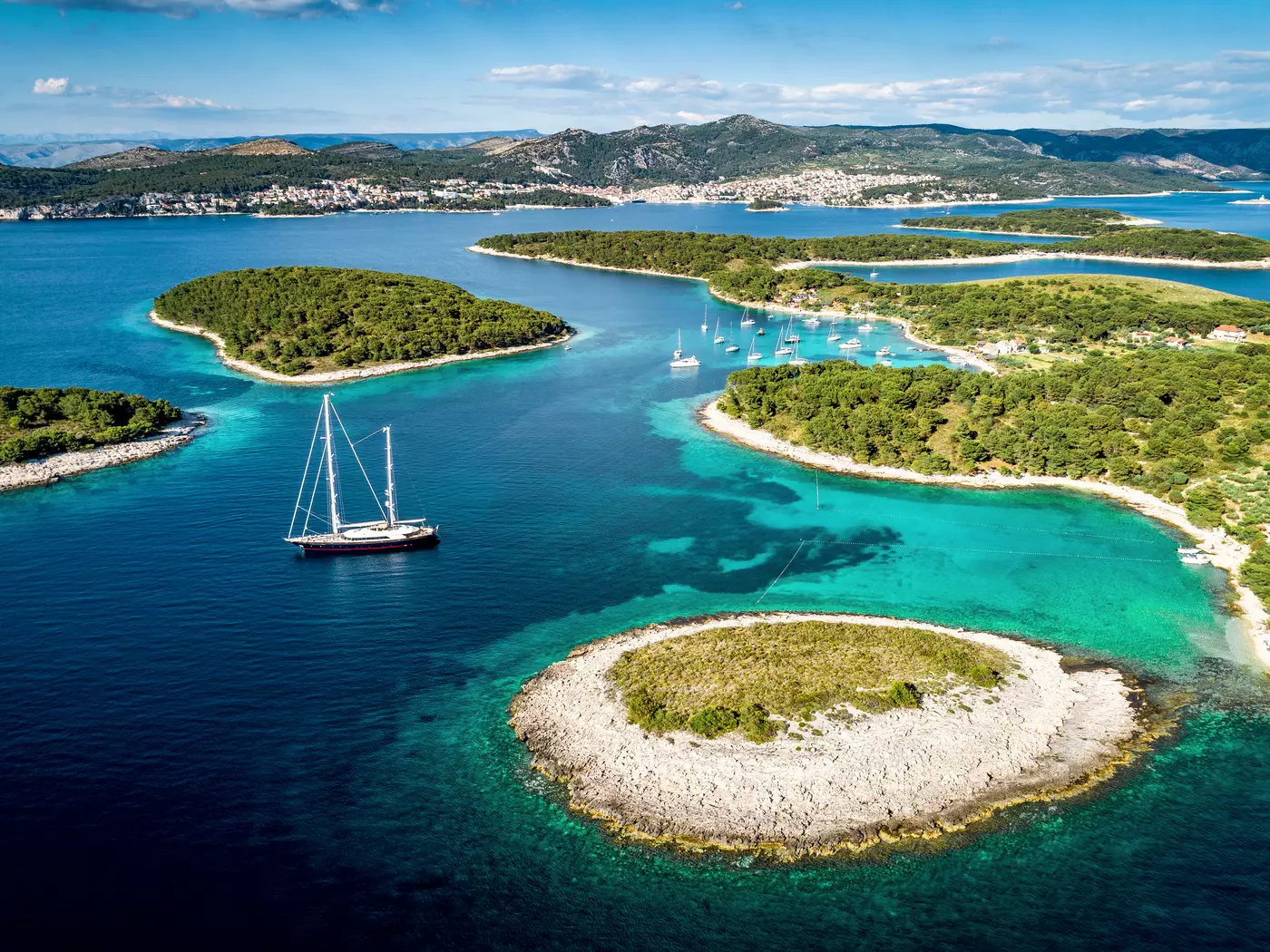 Paklinski Islands in Hvar, Croatia