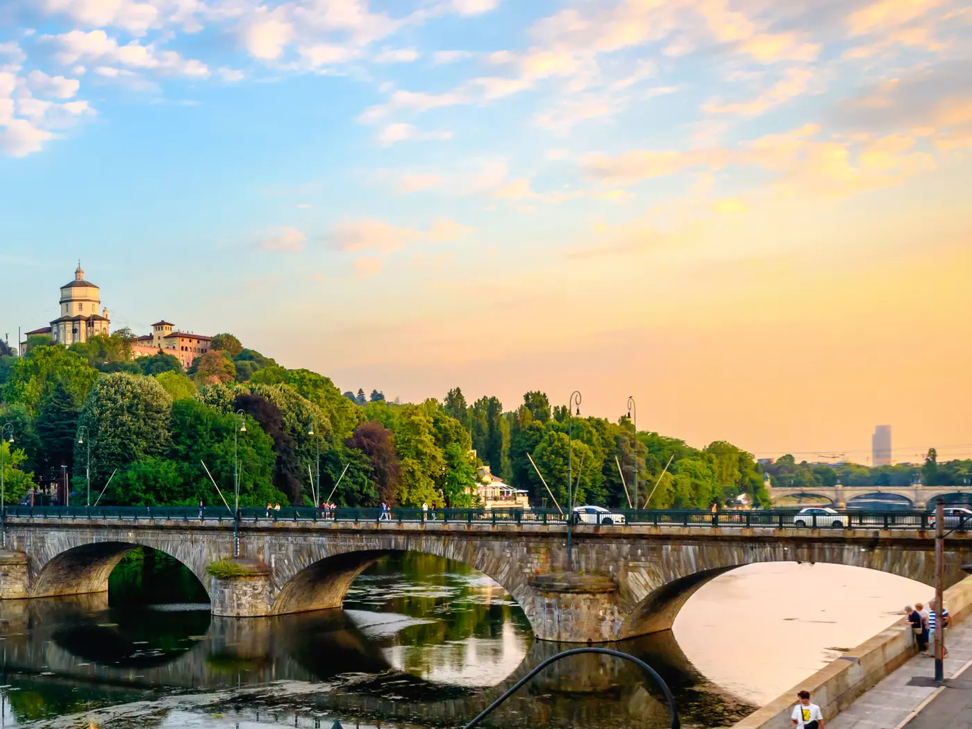 Po River in Turin, Italy