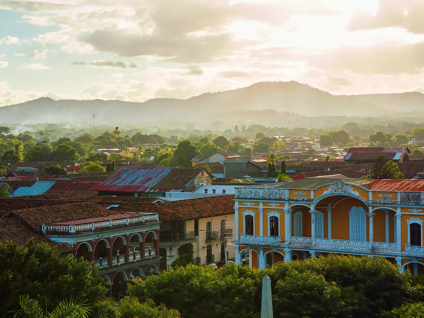 Admire the colourful architecture of Granada