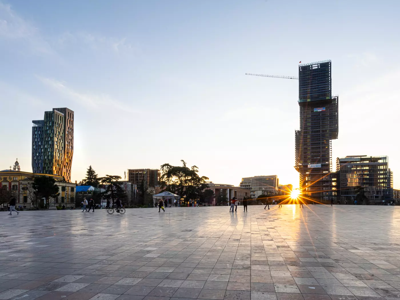 Skanderberg Square in Tirana