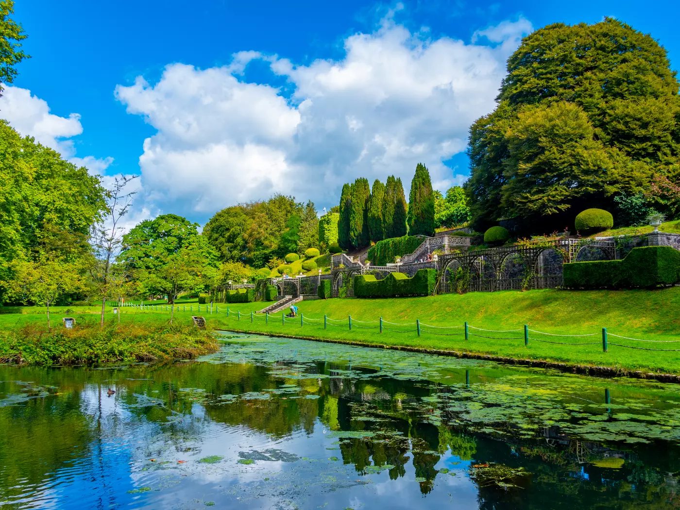 Pond at St. Fagans Castle