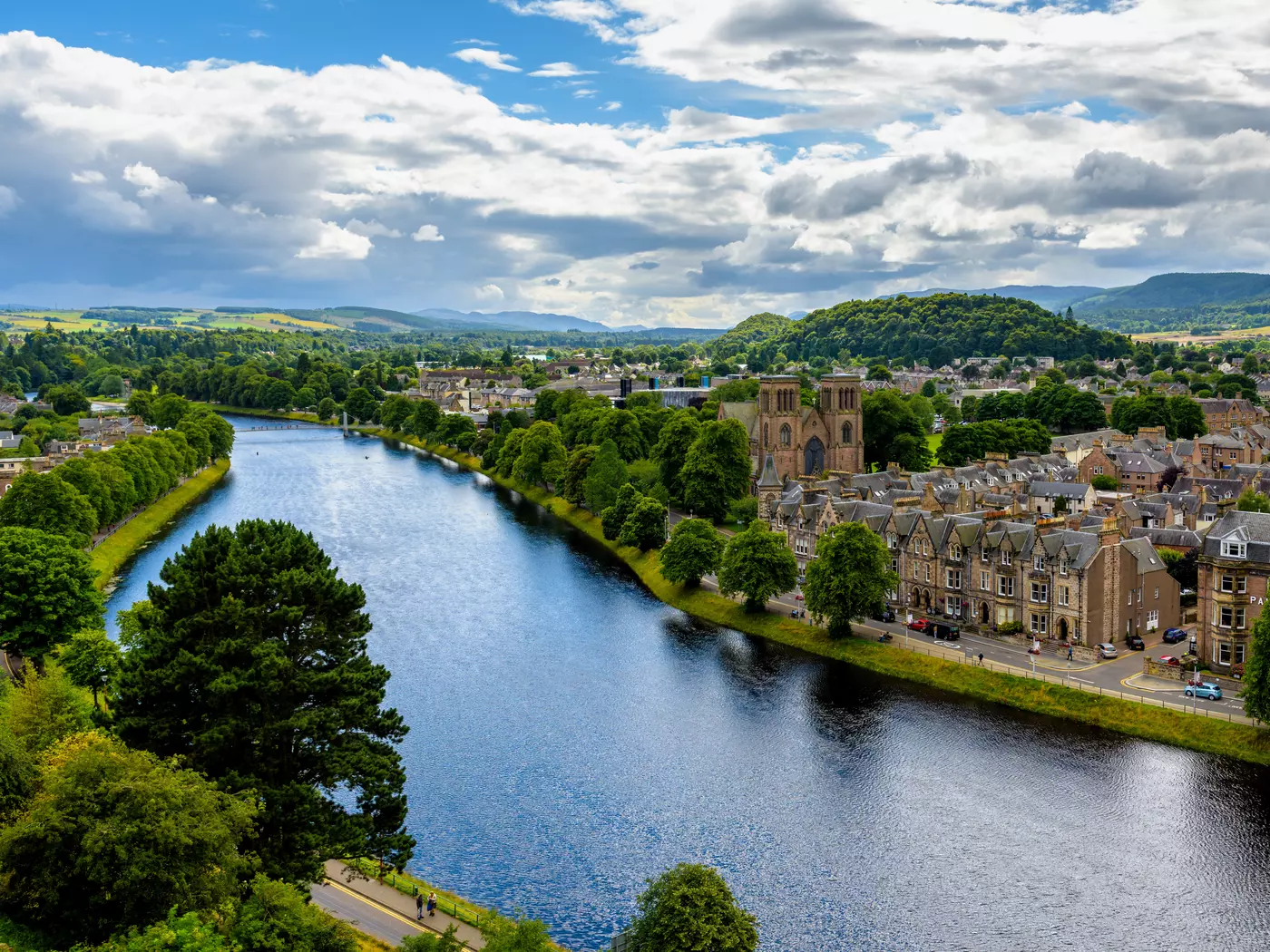 Stroll by the river Ness in Inverness