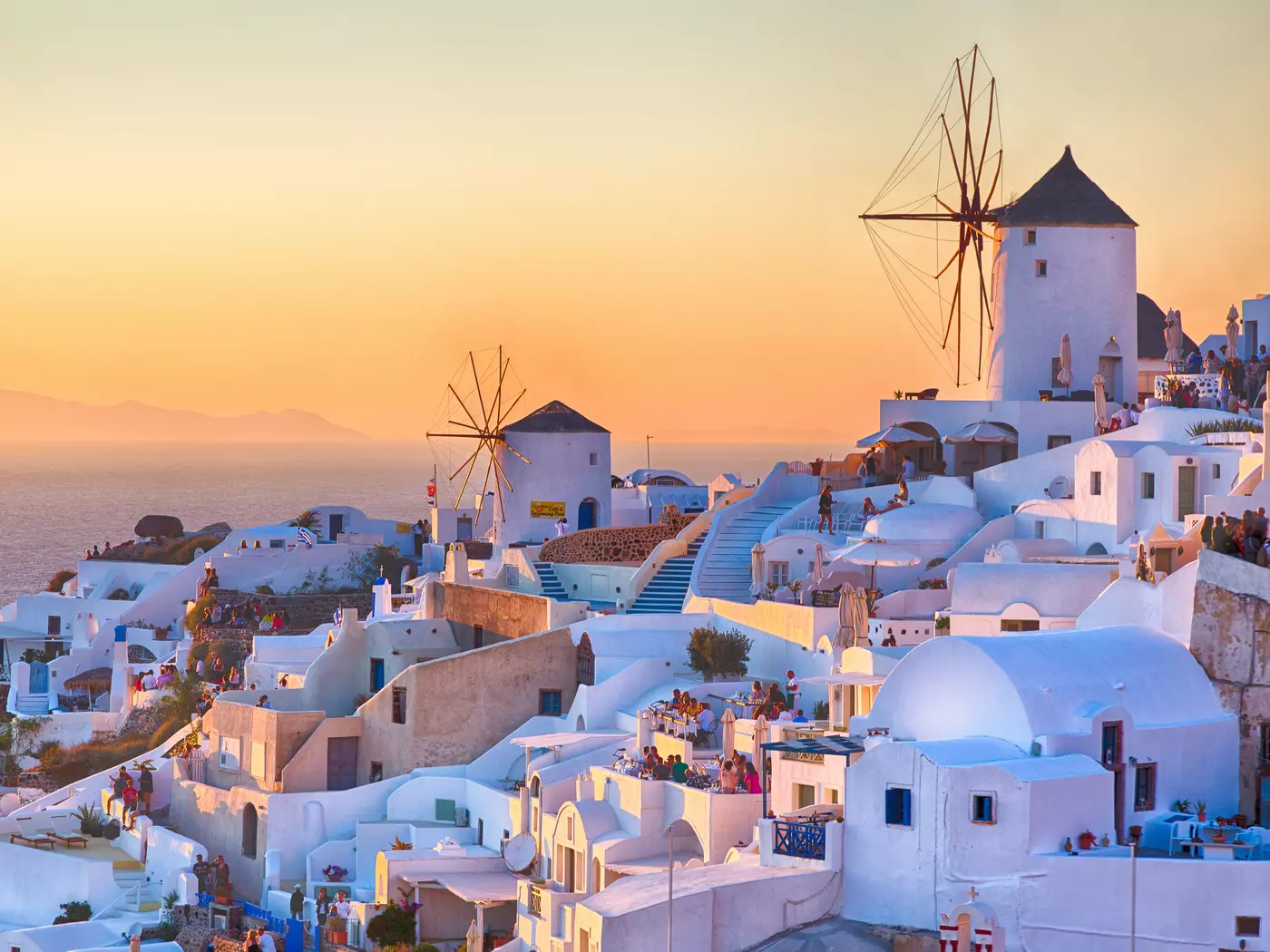 Sunset in Santorini