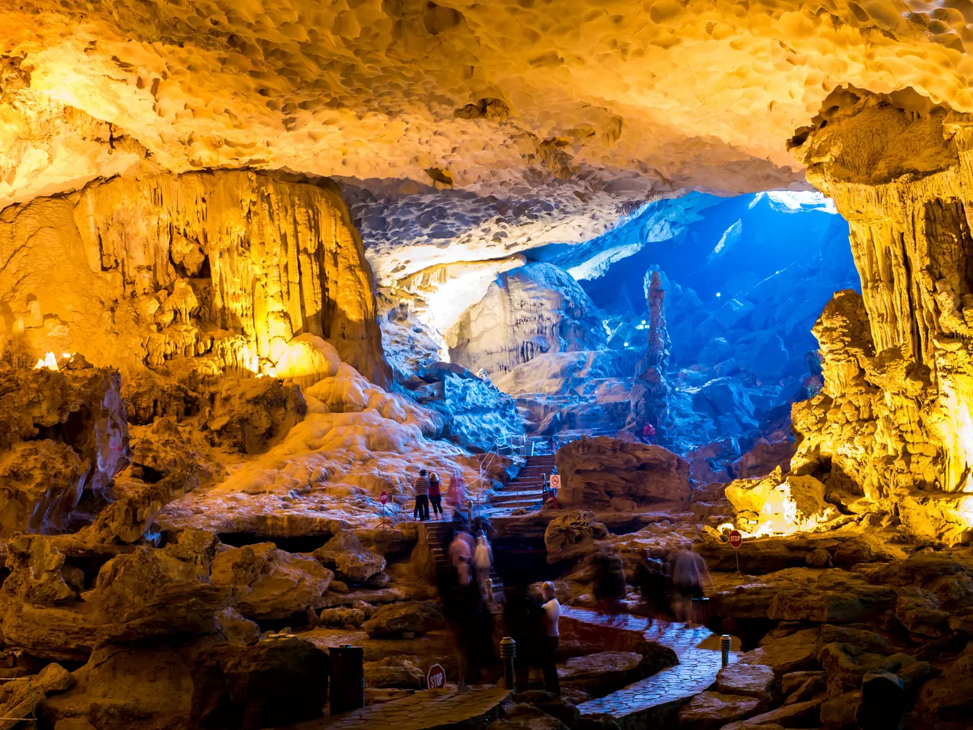 Sung Sot Cave in Halong Bay