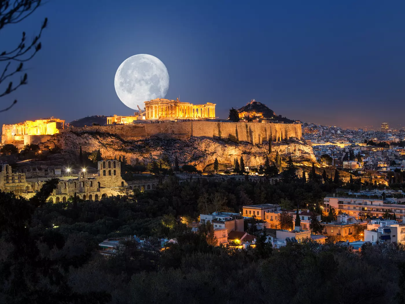 Athens by Night