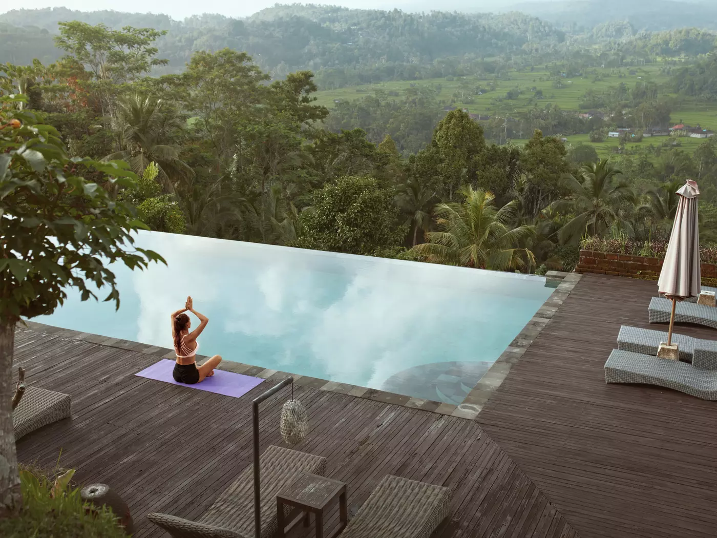 Relaxing in paradise
