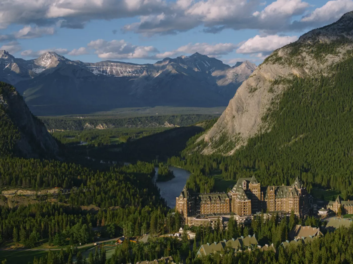 The historic Banff Springs Hotel