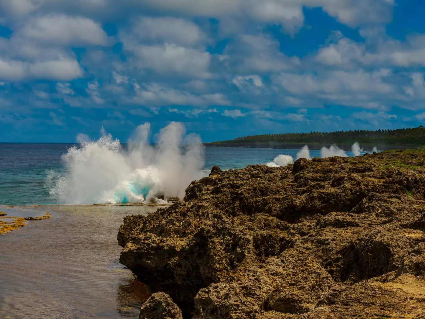 Blowholes on Tongatapu