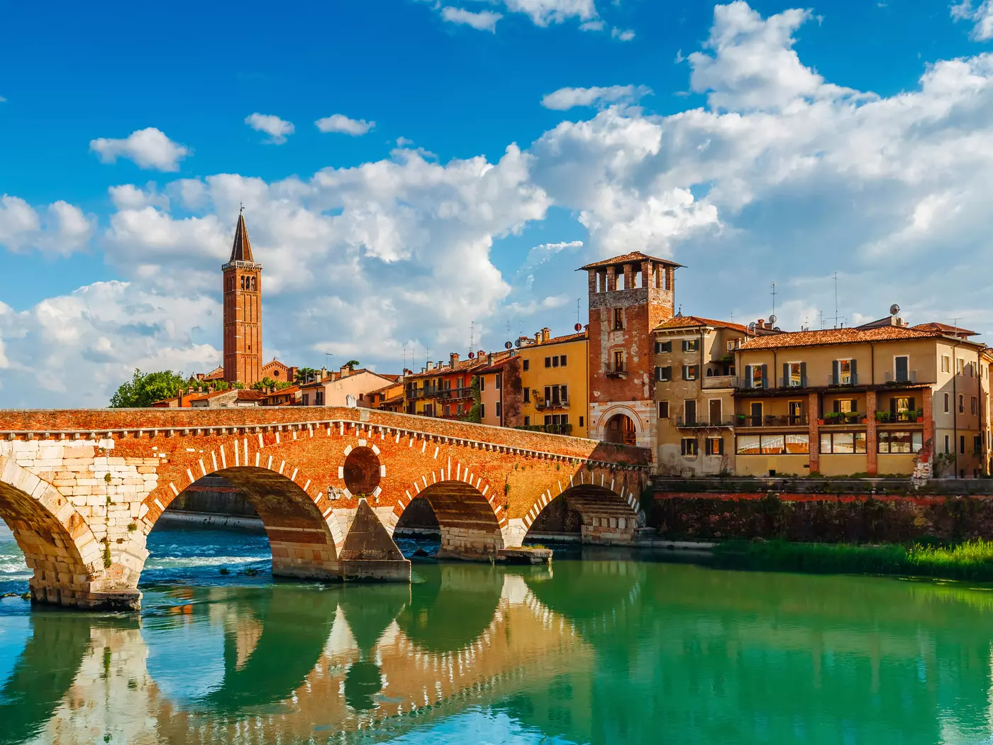 Bridge Ponte Pietra in Verona