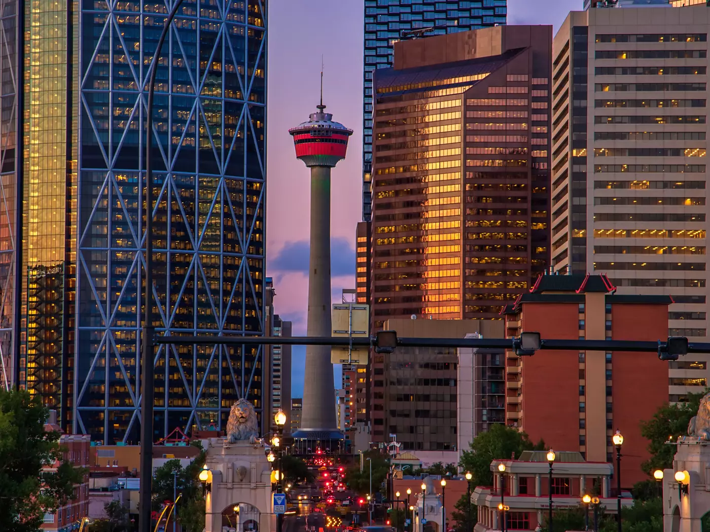 Calgary Tower Standing Tall