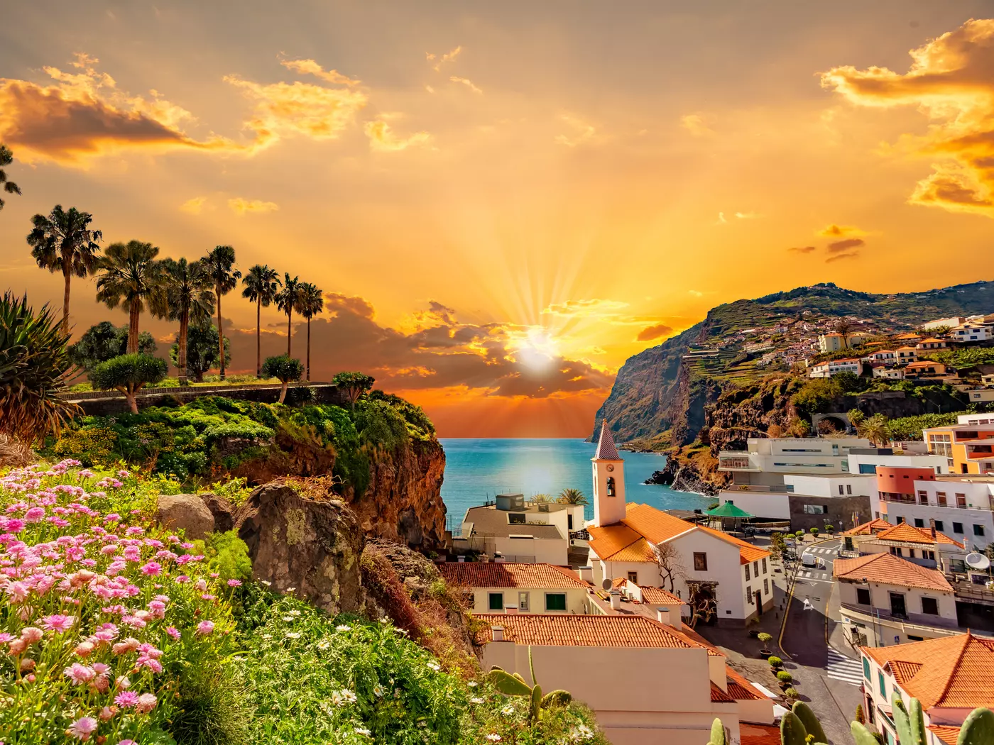 Camara de Lobos village, Madeira Island, Portugal