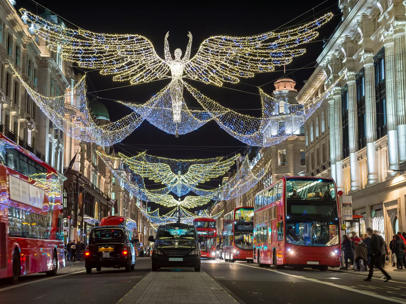 Christmas lights in Regent Street