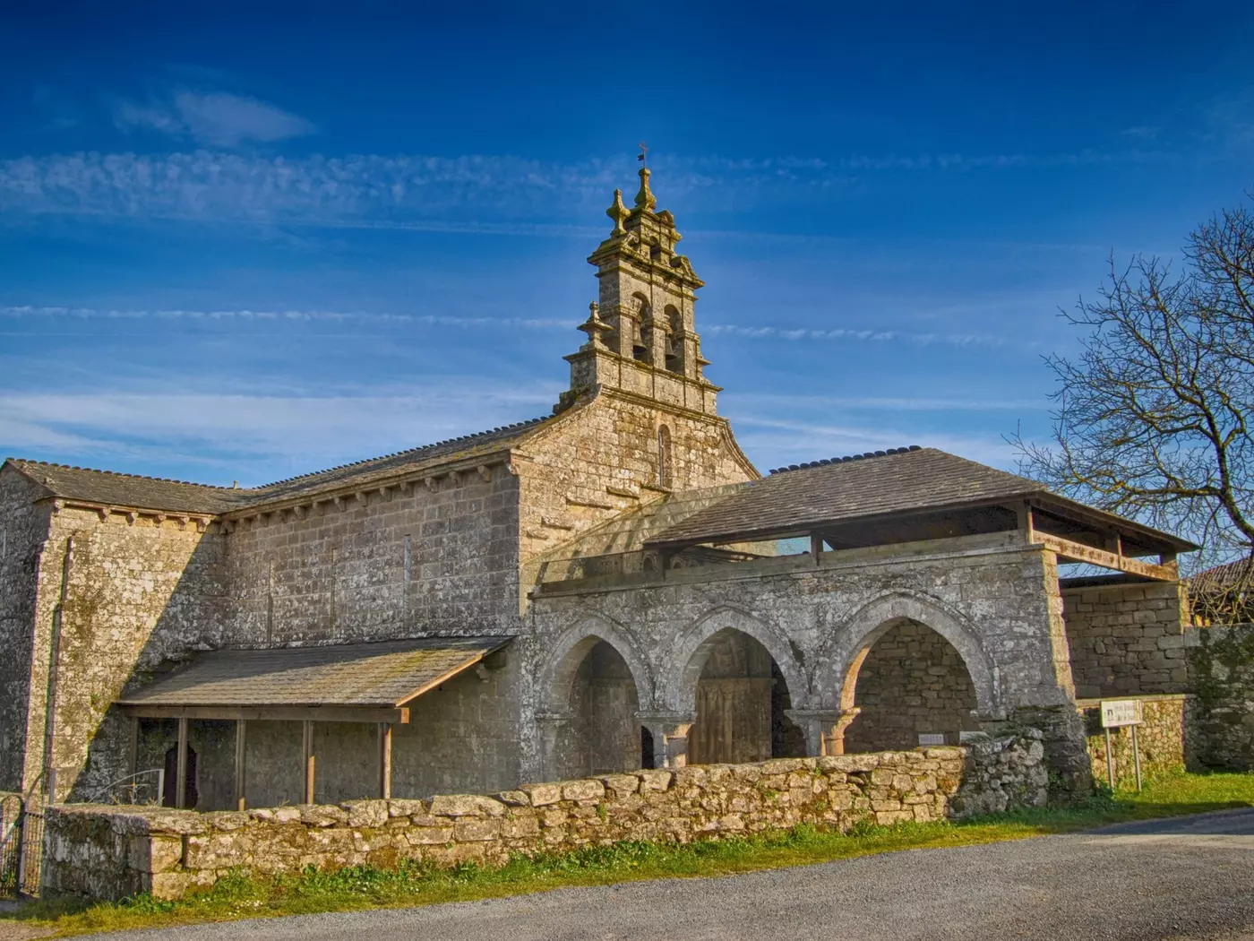 Church of San Salvador of Vilar de Donas in Palas de Rei, Galicia