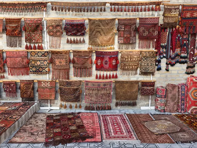 Carpet shop, Bukhara, Uzbekistan