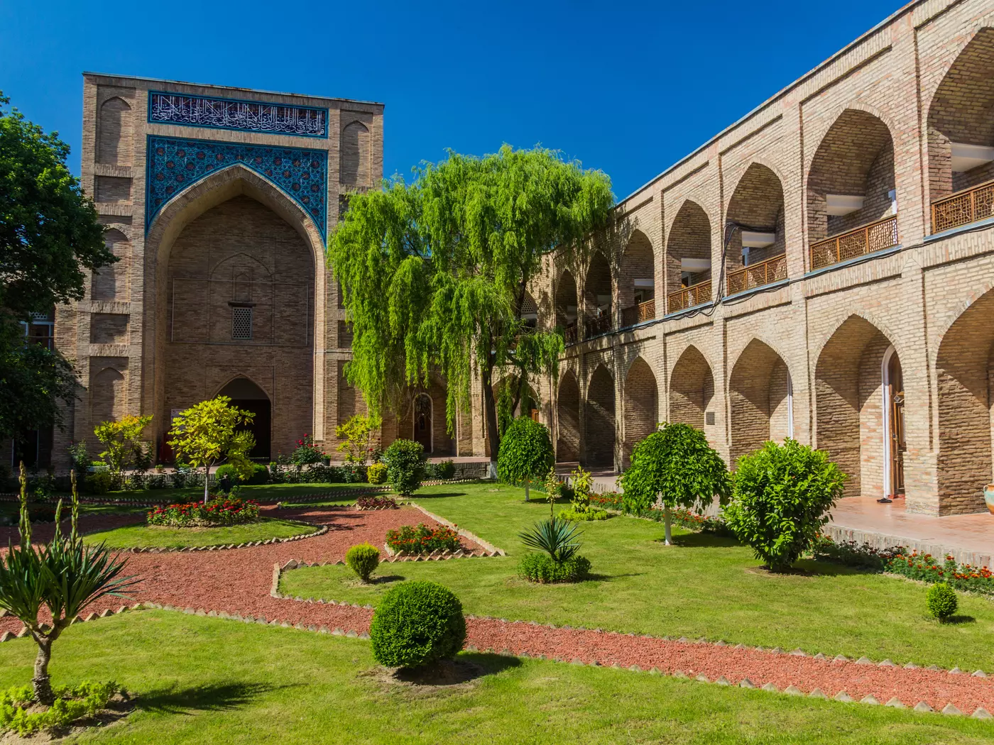 Courtyard of Kulkedash Madrasa, Tashkent, Uzbekistan