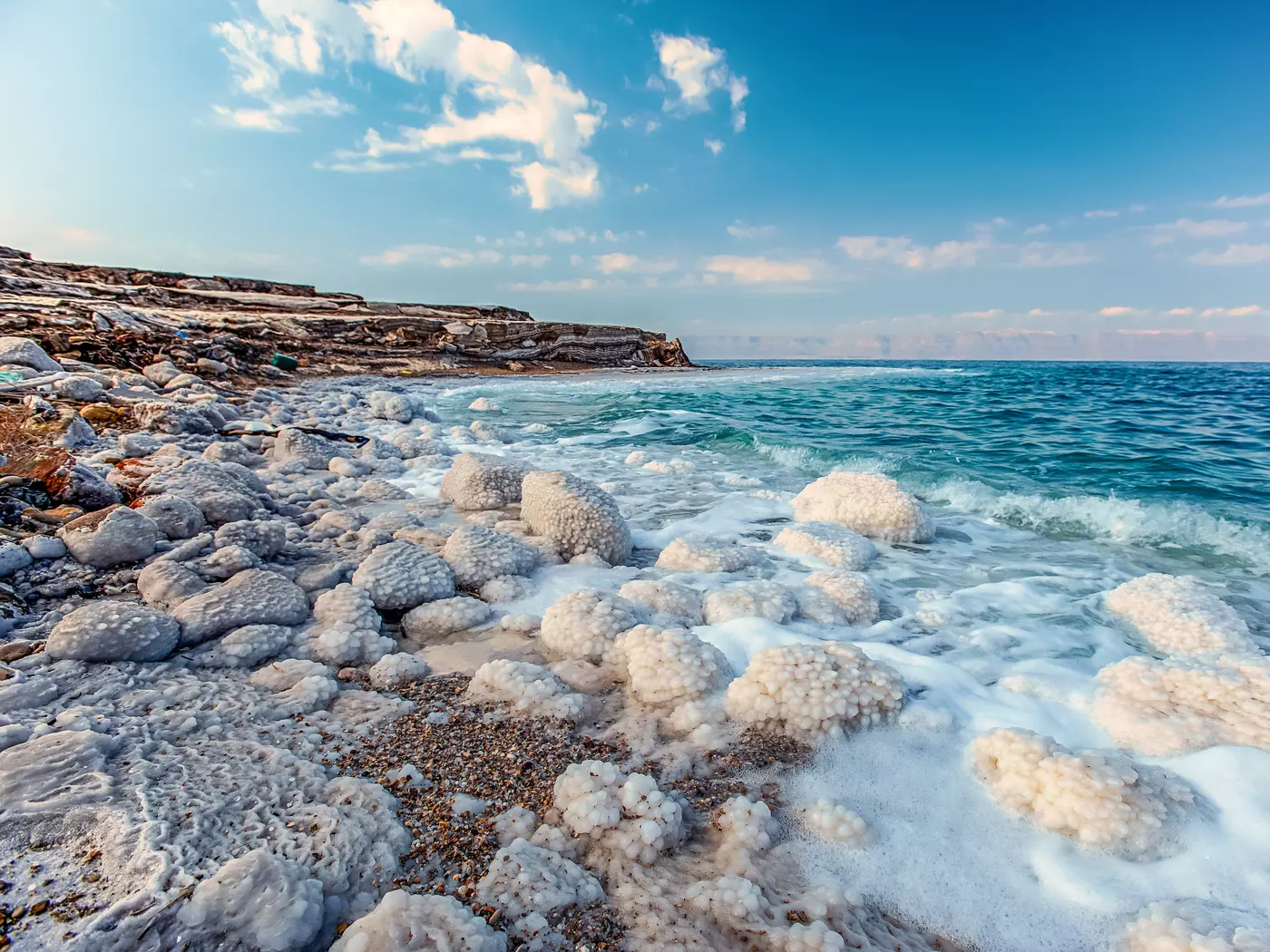 At 423 meters below sea level, the Dead Sea is officially the lowest place on earth