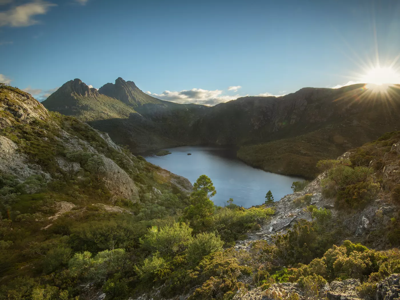 Dove Lake in the Cradle Mountain Range