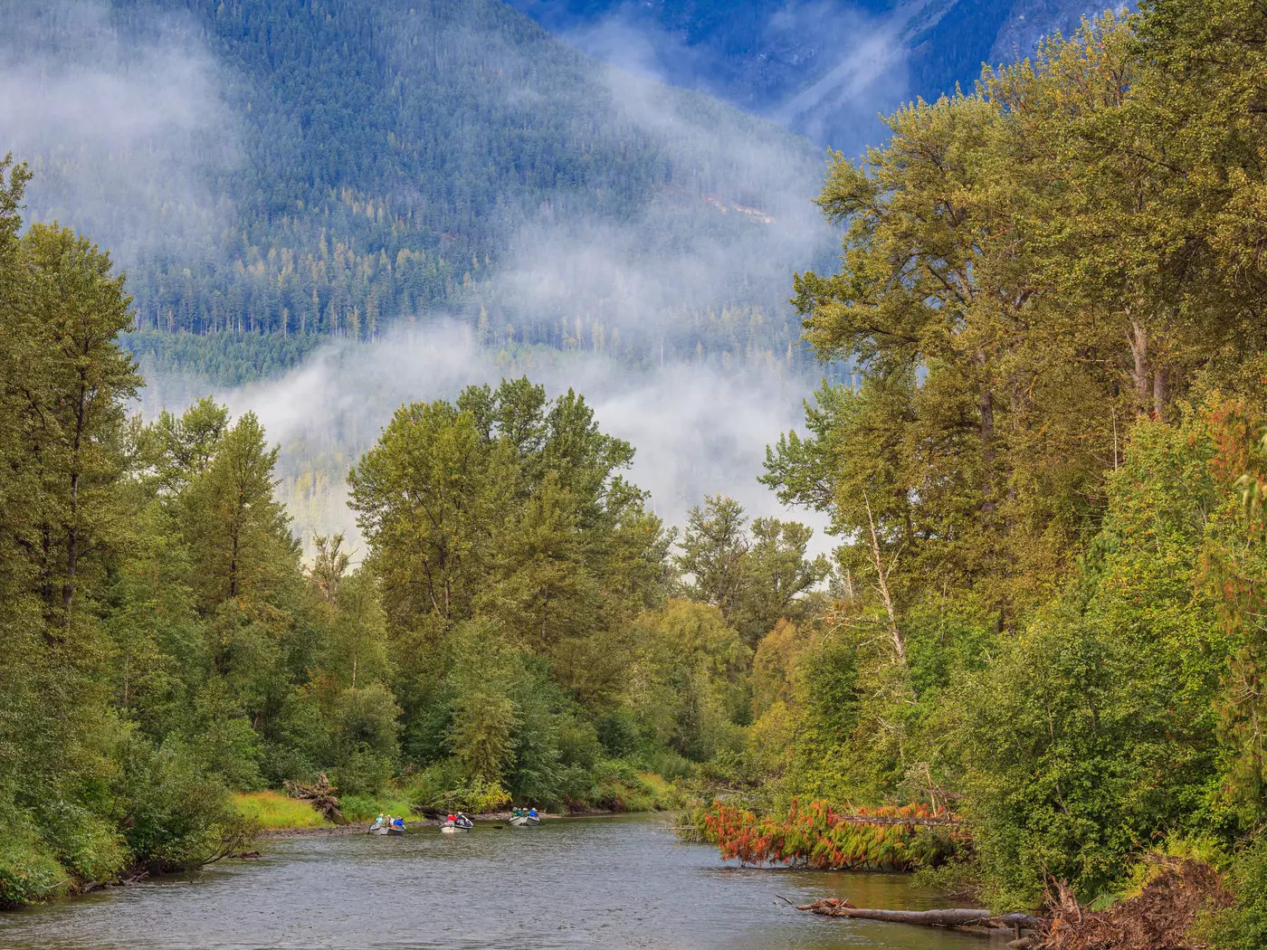 Floating Down the Atnarko River