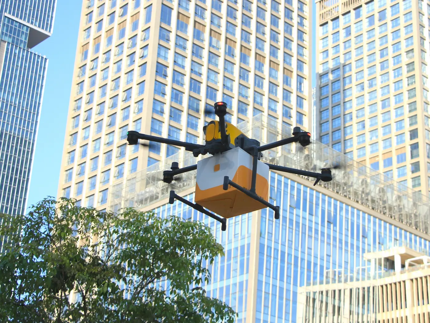 Food Delivery by Drone, Shenzhen