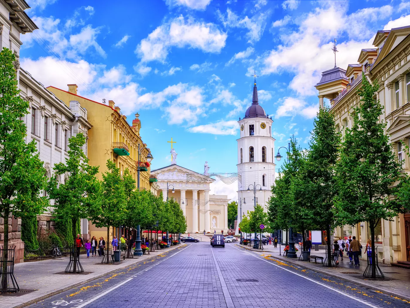 Gediminas Avenue & Cathedral Square, Vilnius