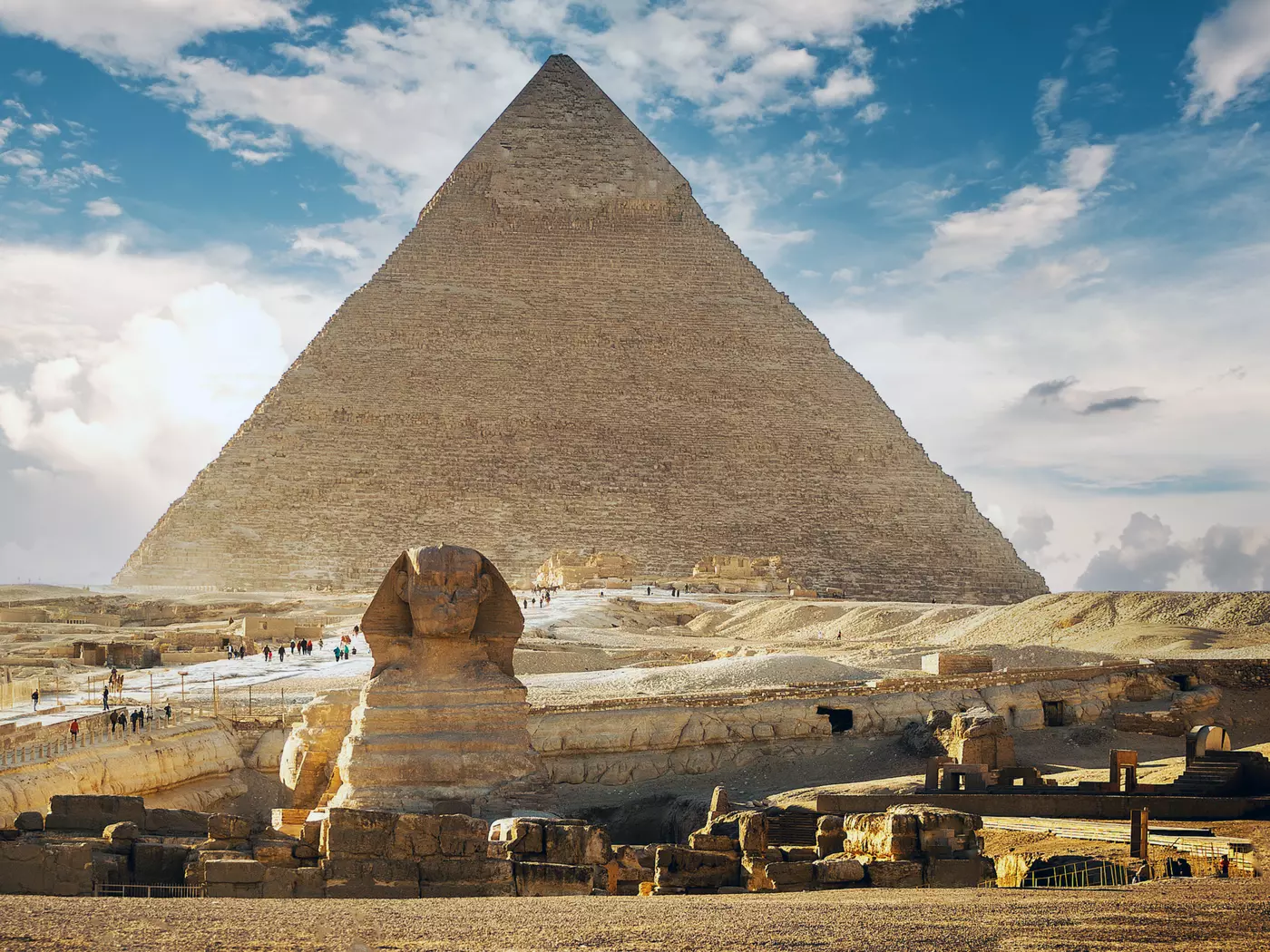The historical Giza plateau