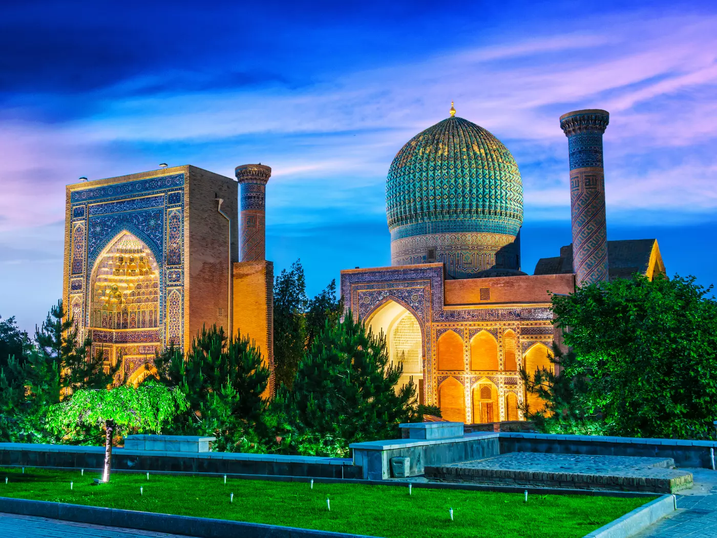 Mausoleum of the Asian conqueror Timur in Samarkand