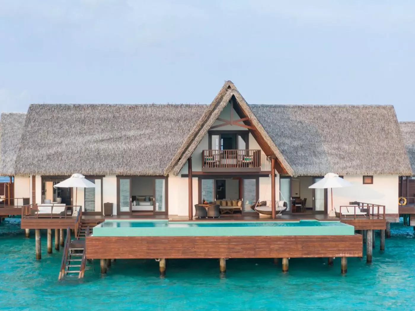 An idyllic setting on the Indian Ocean