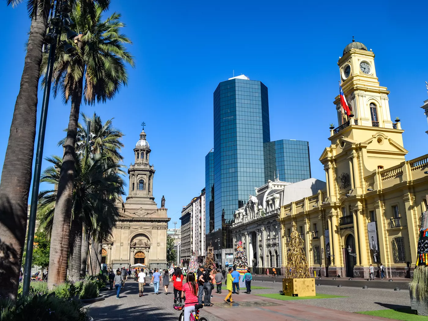 Wander through History in the Plaza de Armas, Santiago, Chile
