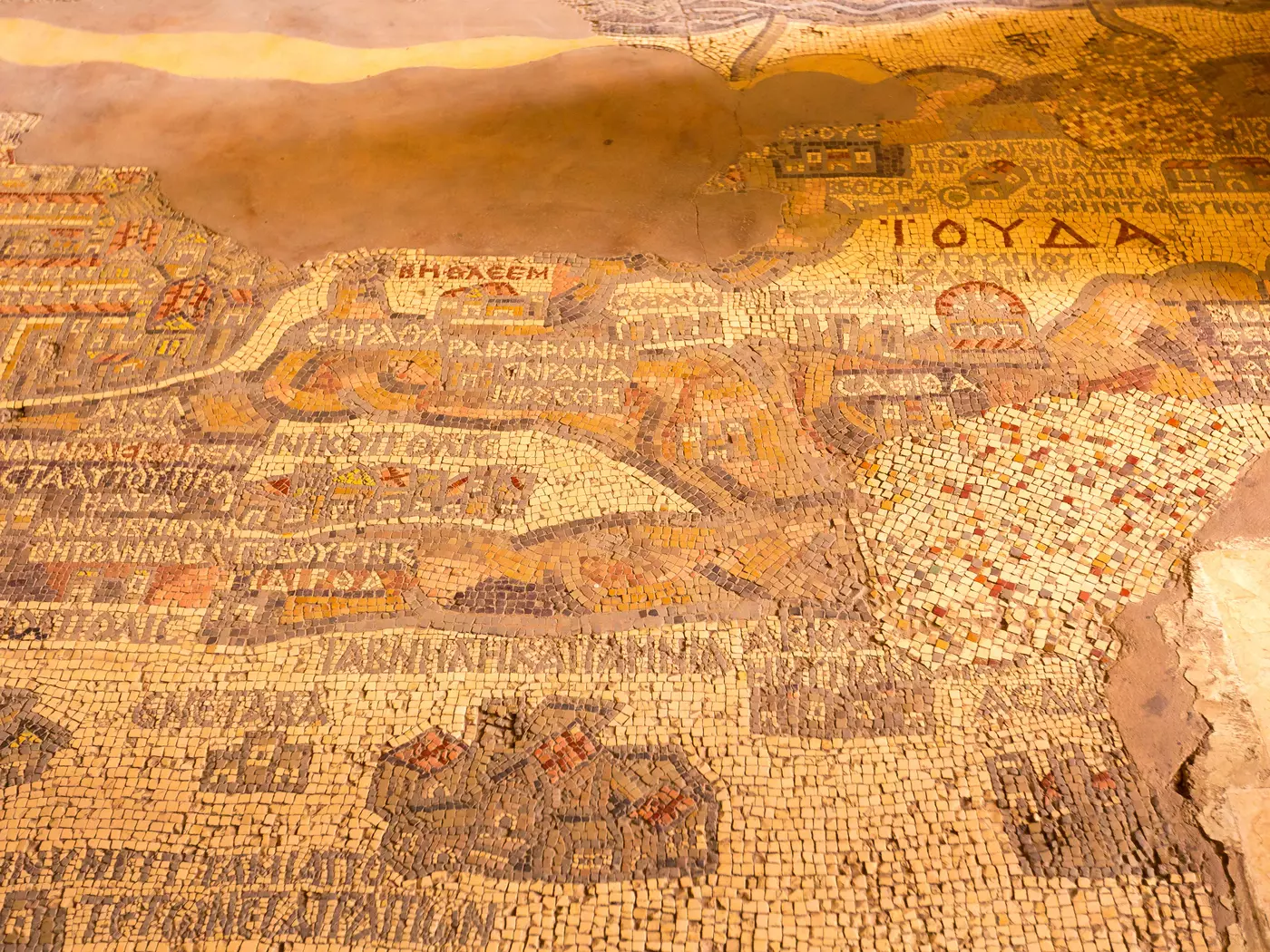 Holy Land Mosaic map, Madaba