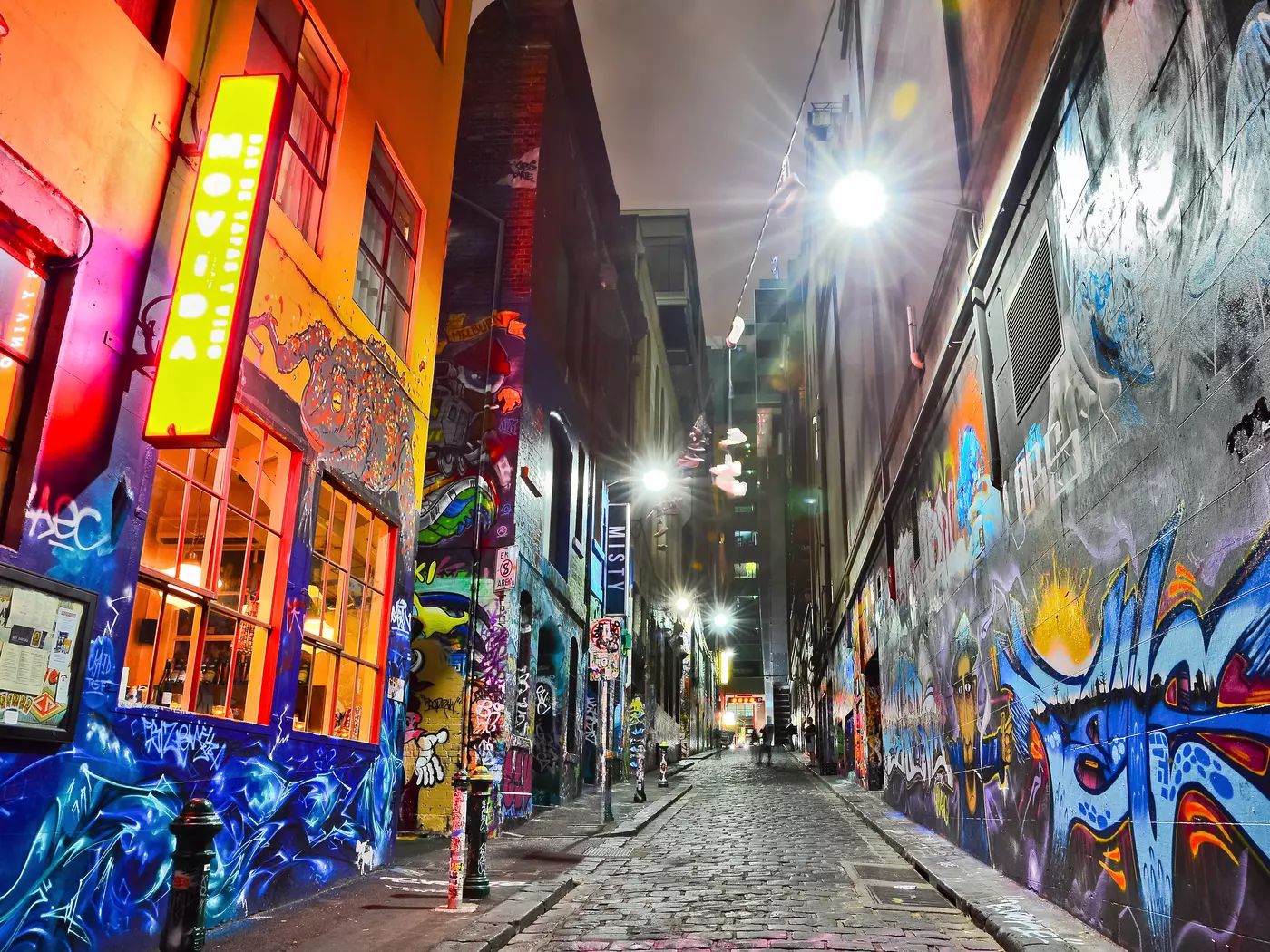 Hosier Lane in Melbourne