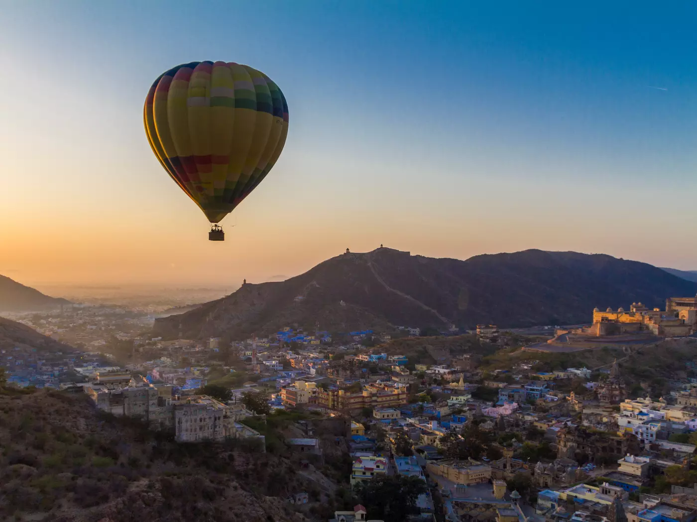Hot Air Balloon ride over Jaipur