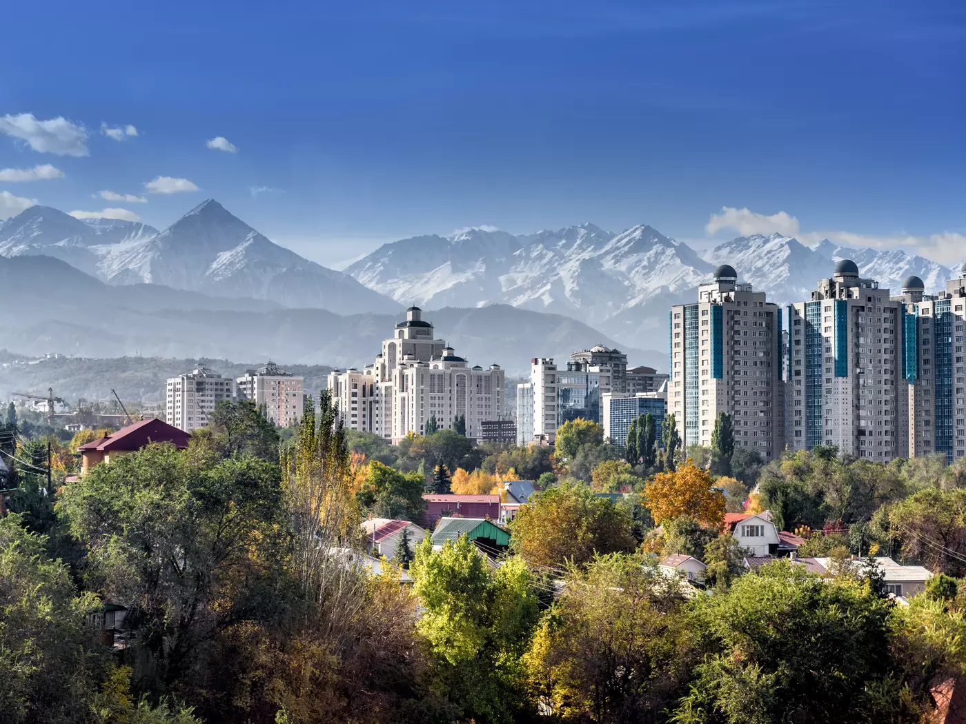 Almaty, is an ancient city in Central Asia