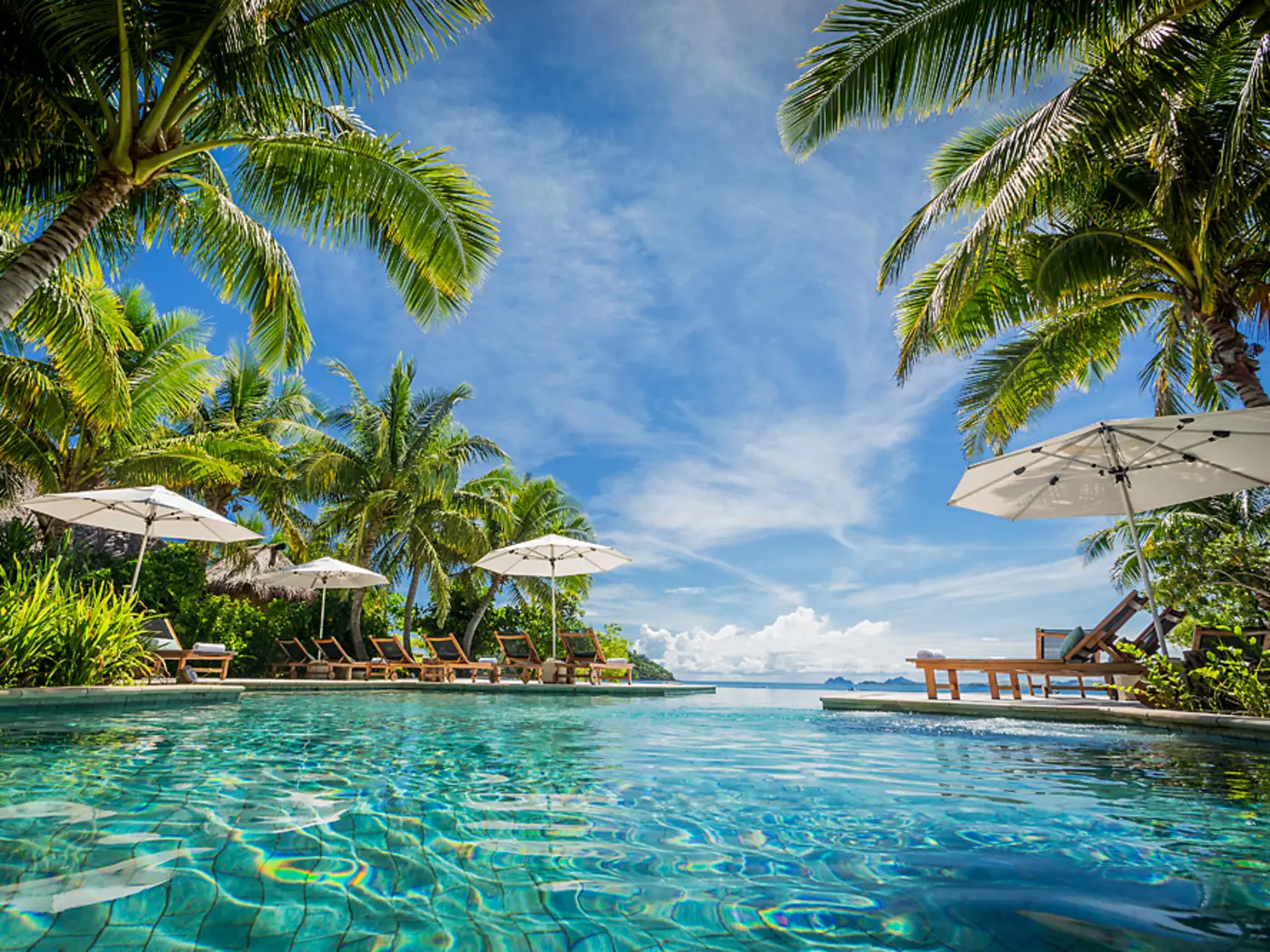 Pool at Likuliku Lagoon Resort