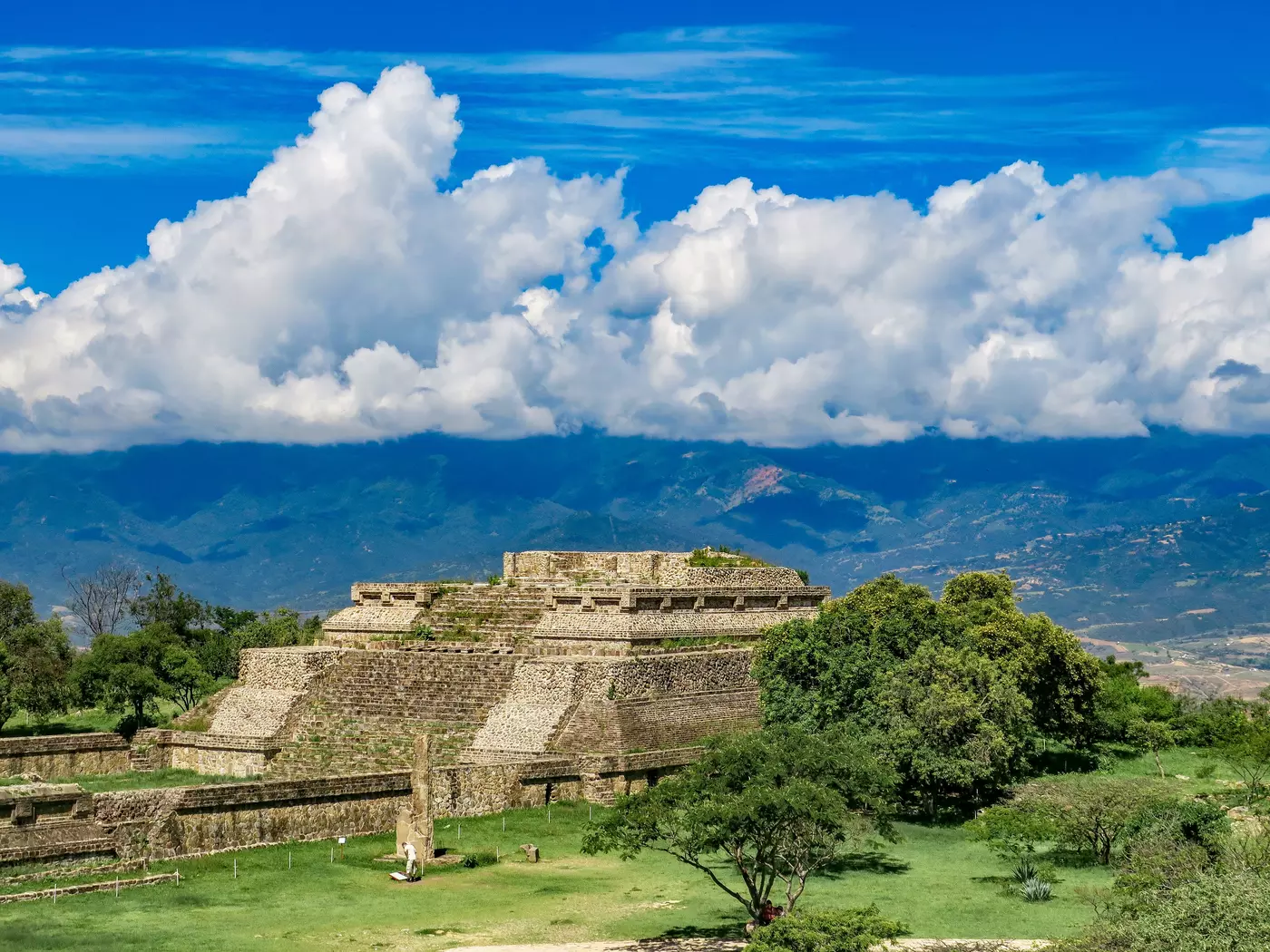 The ancient city of Monte Albán