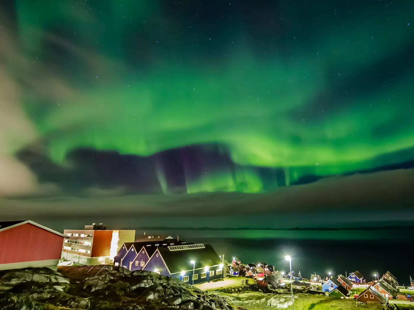 The Northern Lights over Nuuk