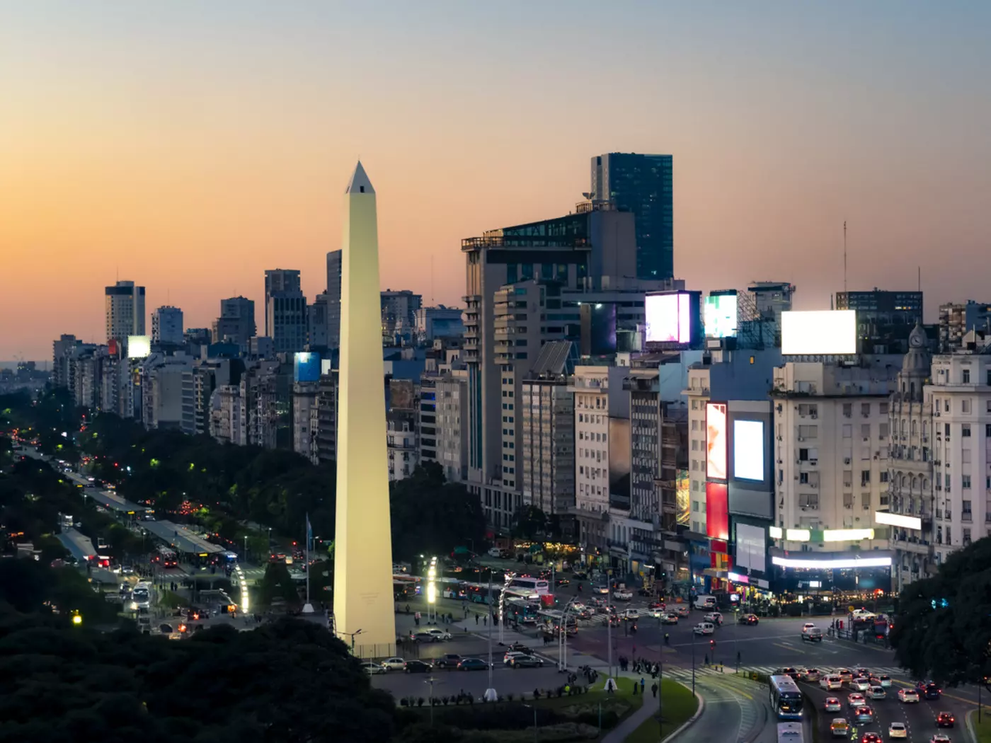 Obelisco in Buenos Aires
