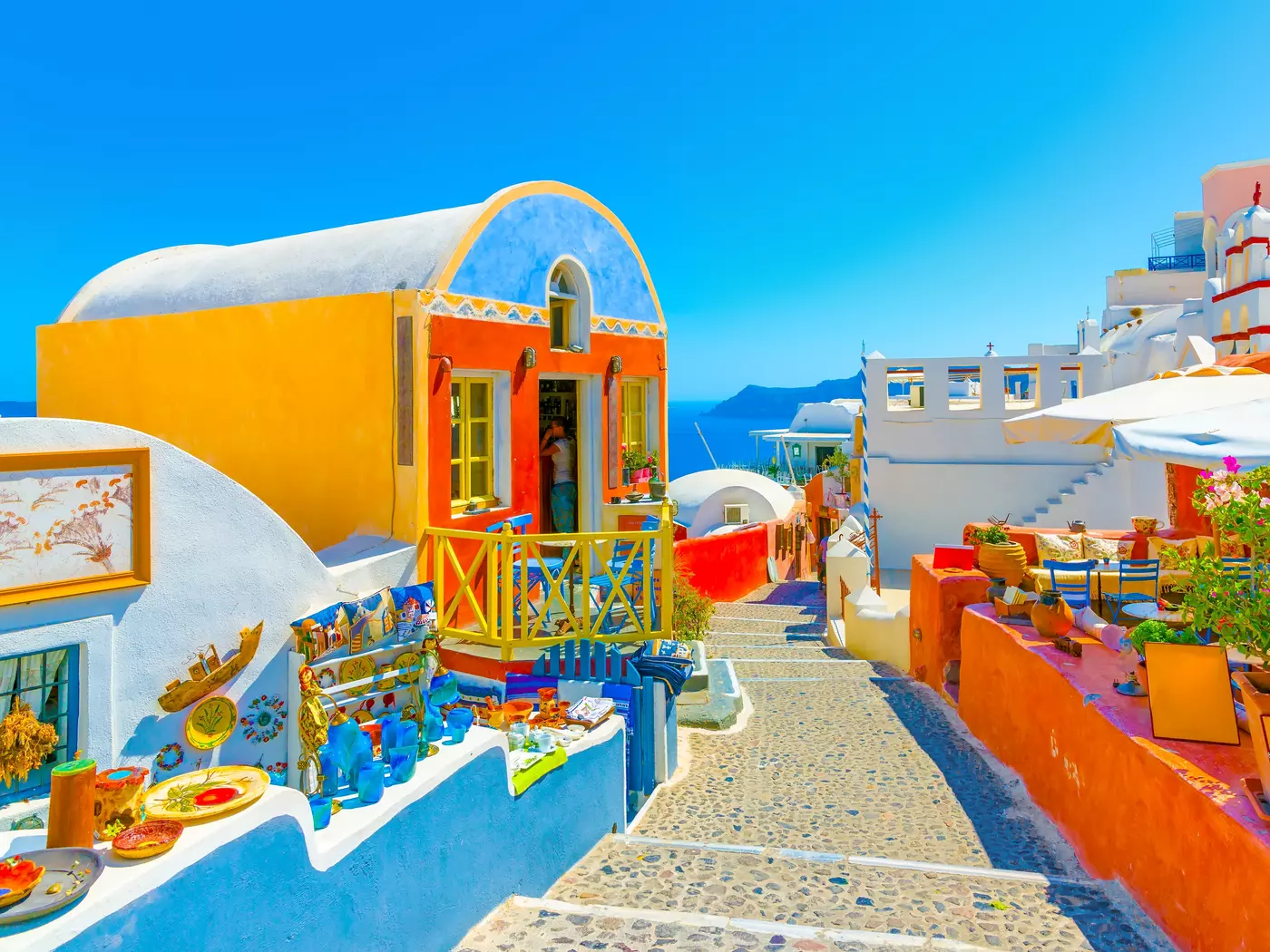 The village of Oia, Santorini