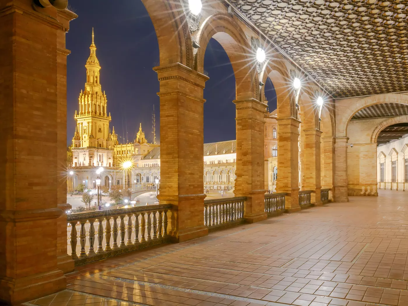 Seville's Plaza de España was built for the 1929 Ibero-American Exposition