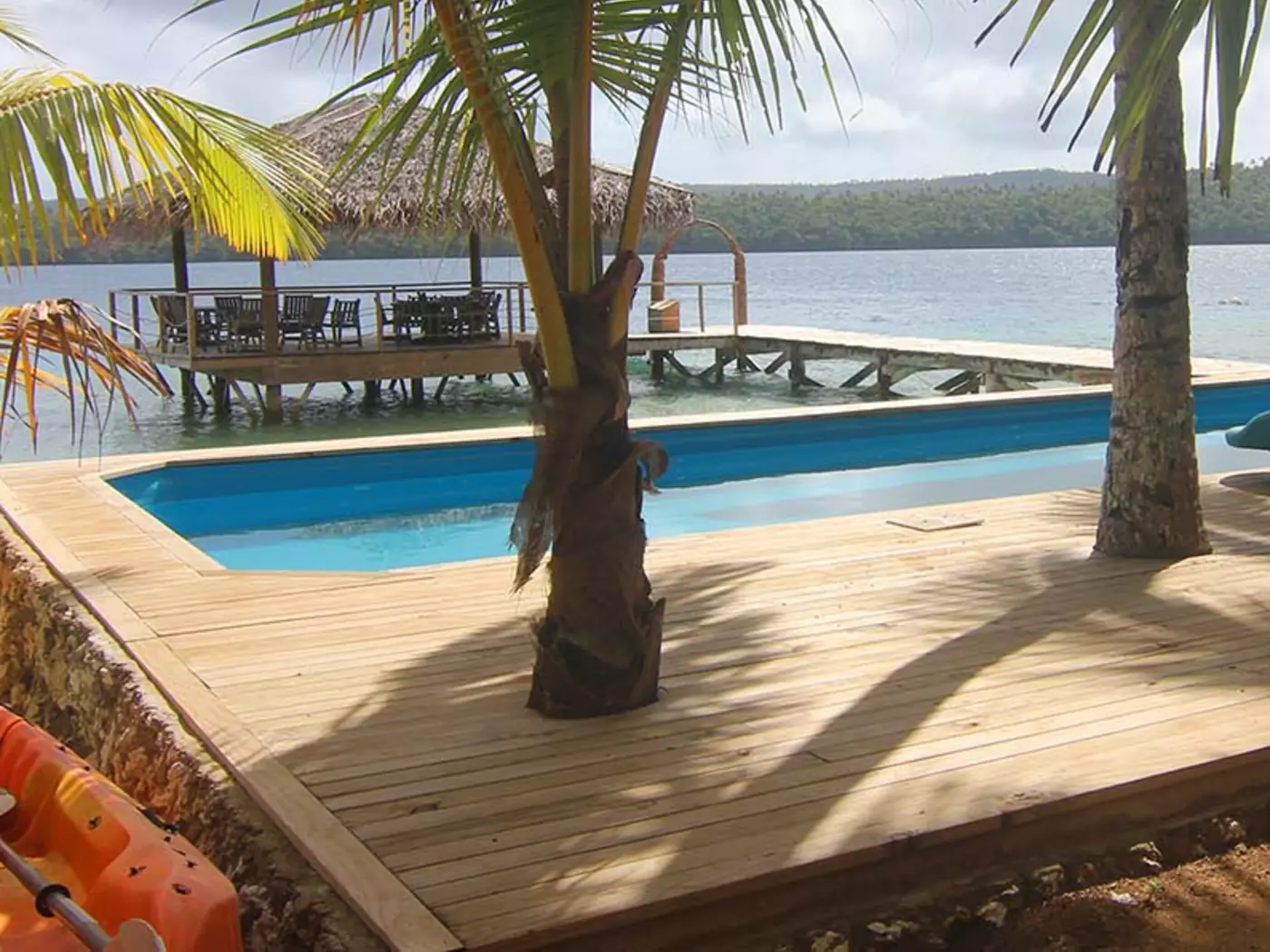 Pool area, The Tongan Beach Resort