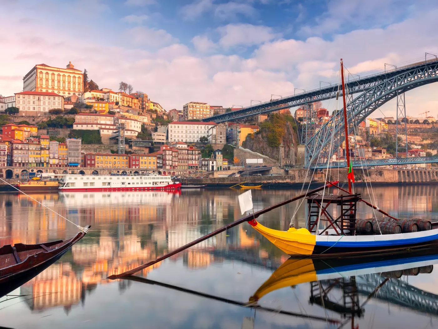 The medieval Ribeira district of Porto