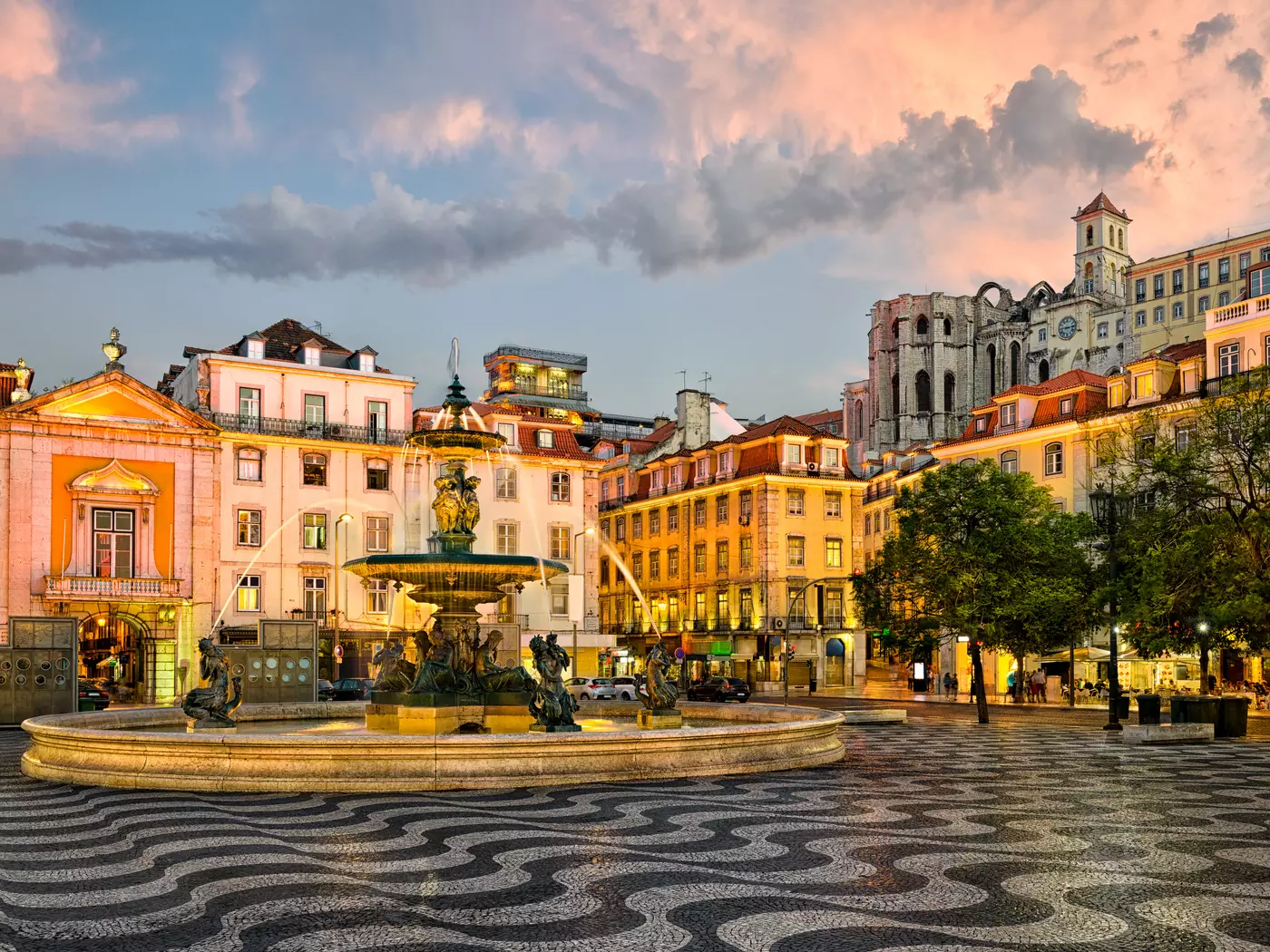 Rossio Square in Lisbon