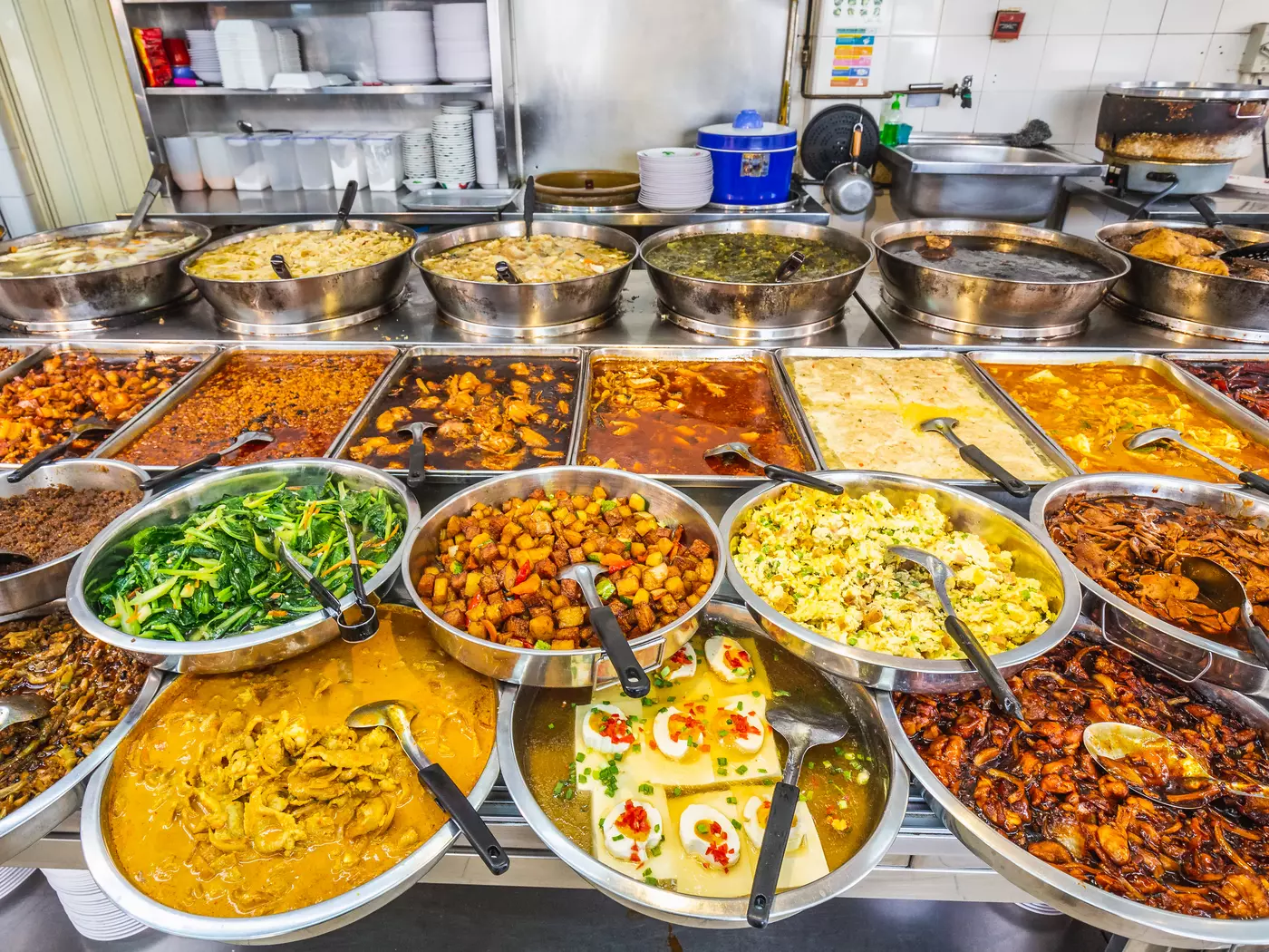 The street markets of Singapore