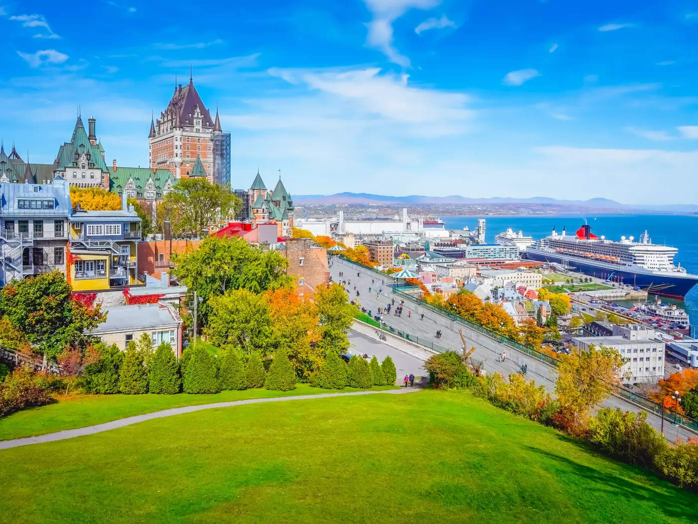 Skyline View of Old Quebec City, Quebec