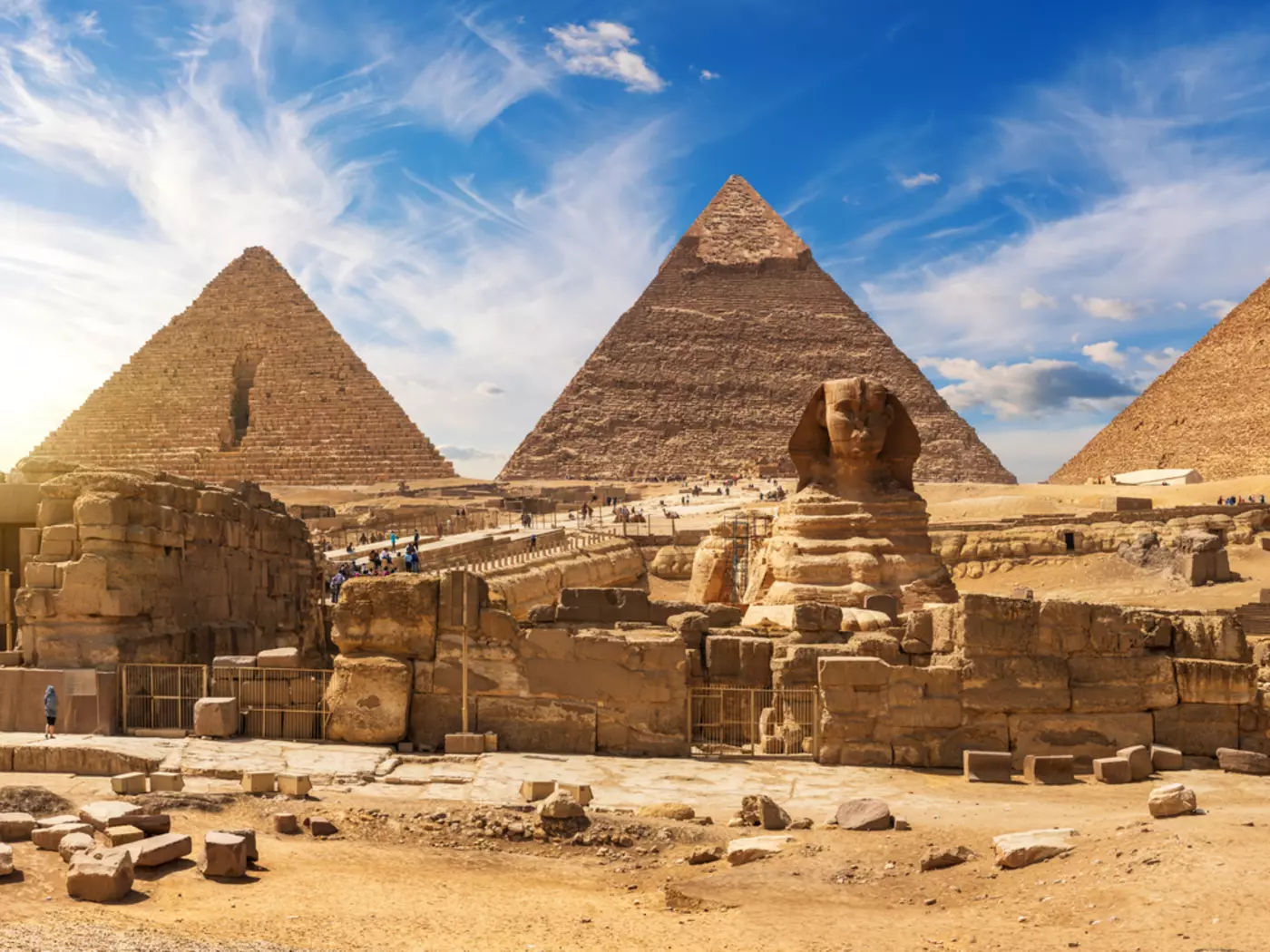 The Sphinx & Pyramids, Giza