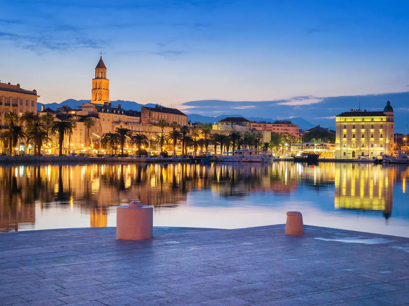 On the shores of the Adriatic Sea, Split is Croatia's second largest city
